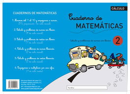 Cuaderno Rebost (Cas.) Matematicas Nº 2 (Set de 5)