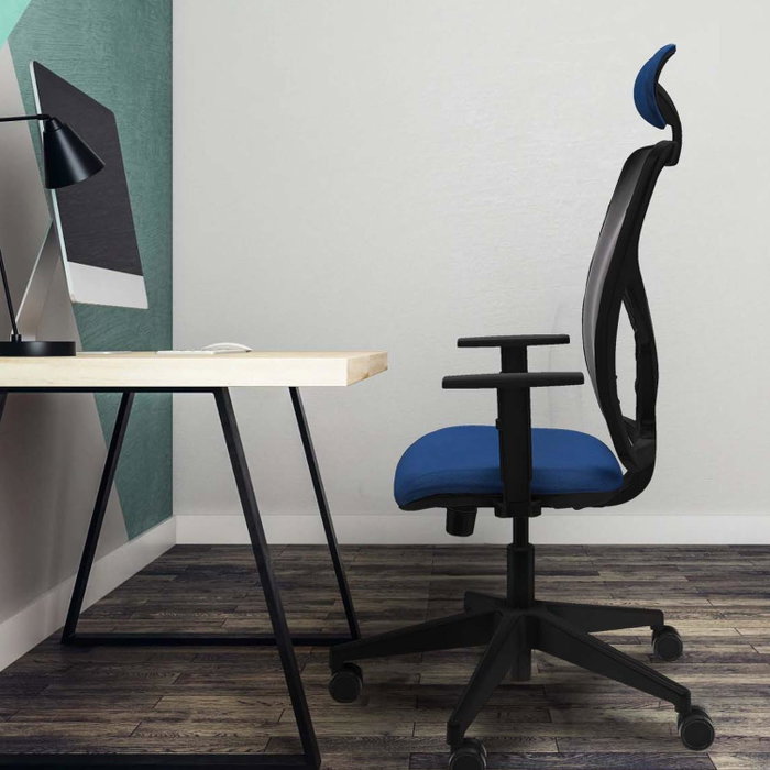 PIQUERAS Y CRESPO Silla de oficina Motilla Sincro/Traslack Gris y Negro PIQUERAS Y CRESPO Silla de oficina Motilla Sincro/Traslack Gris y Negro