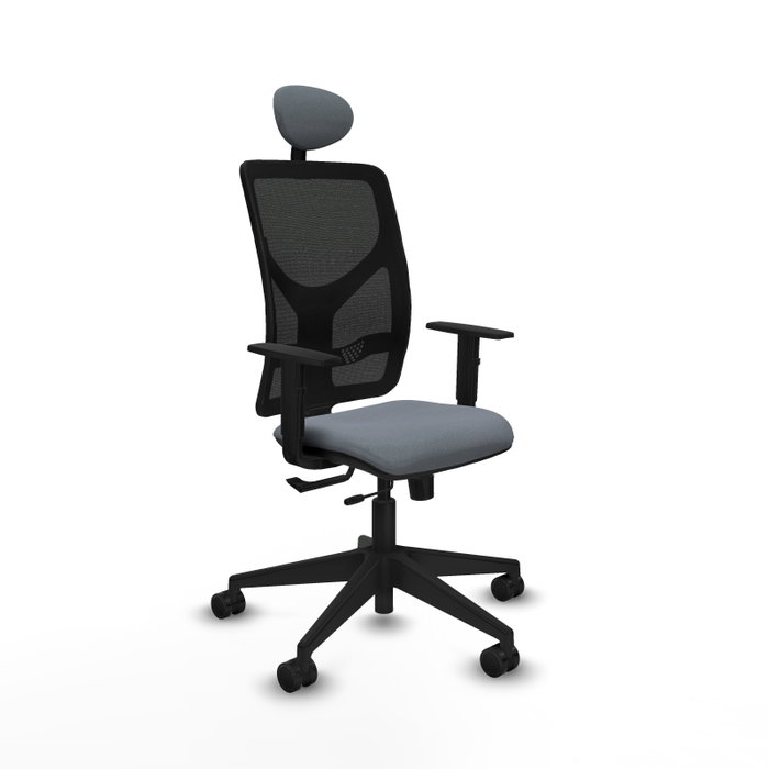 PIQUERAS Y CRESPO Silla de oficina Motilla Sincro/Traslack Gris y Negro PIQUERAS Y CRESPO Silla de oficina Motilla Sincro/Traslack Gris y Negro