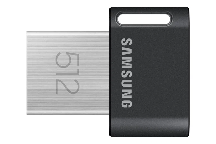 Samsung FIT Plus MUF-512AB 512 GB Negro, Acero inoxidable