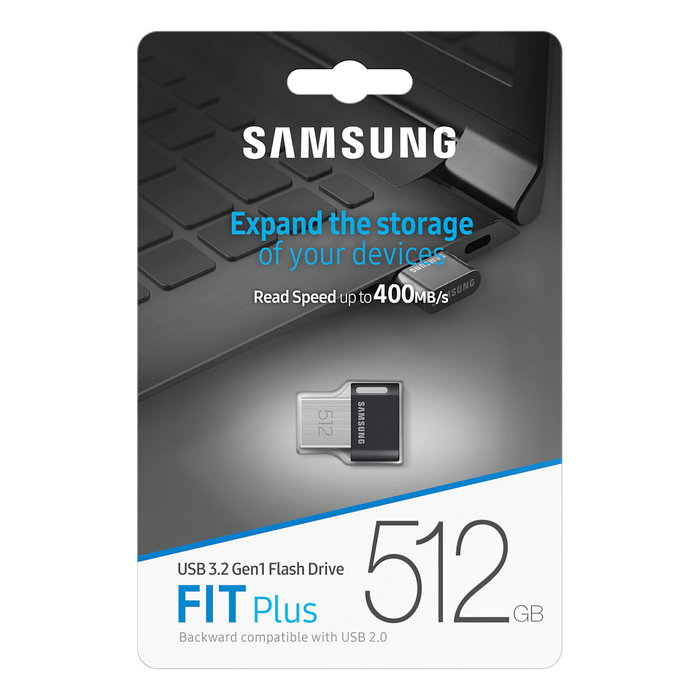 Samsung MUF-512AB/APC Pendrive 512GB USB 3.2 FIT Plus Hasta 400MB/s