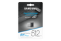 Samsung FIT Plus MUF-512AB 512 GB Negro, Acero inoxidable