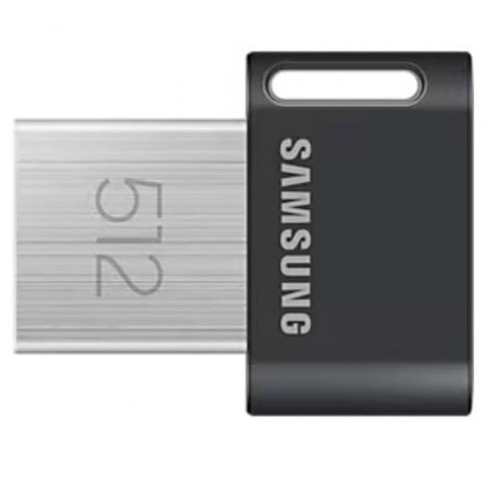 Samsung FIT Plus MUF-512AB 512 GB Negro, Acero inoxidable