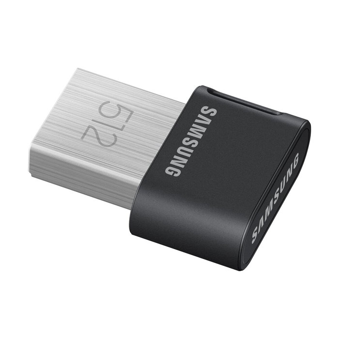 Samsung FIT Plus MUF-512AB 512 GB Negro, Acero inoxidable