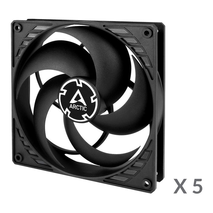 ARCTIC P14 Value Pack Pack de 5 Ventiladores de 14 cm Negro