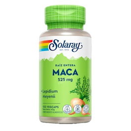 SOLARAY Maca 525mg 100 Cápsulas Veganas Energizante