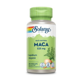 Solaray Maca 525 mg 100 cápsulas Complemento alimenticio