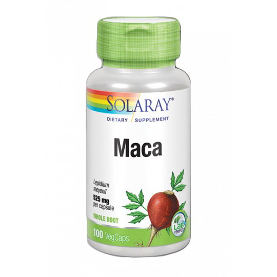 SOLARAY Maca 525 mg 100 cápsulas vegetales SOLARAY Maca 525 mg 100 cápsulas vegetales