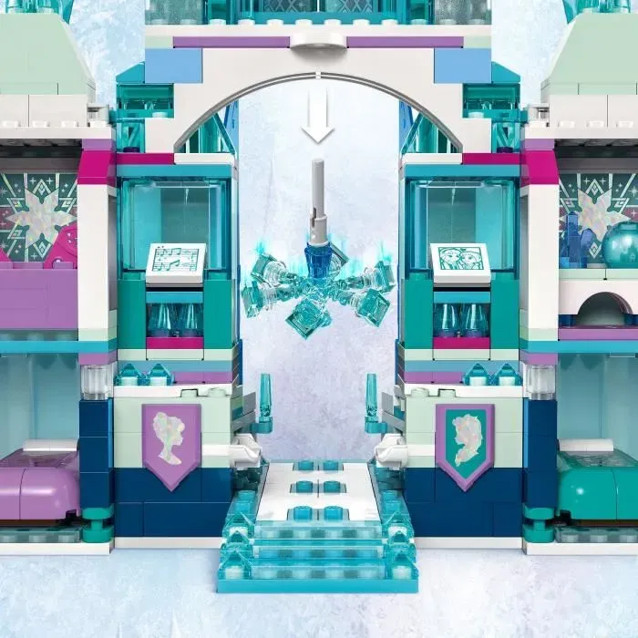 Lego Disney 43244 Palacio de Hielo de Elsa, Juguete de Construcción para Niños y Fans de Frozen
