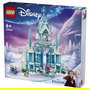 LEGO 43244 Disney Princess Elsa - Palacio de Hielo, Juego de Construcción de 630 Piezas para Niños y Niñas de 6 Años o Más, Multicolor