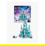LEGO 43244 Disney Princess Elsa - Palacio de Hielo, Juego de Construcción de 630 Piezas para Niños y Niñas de 6 Años o Más, Multicolor