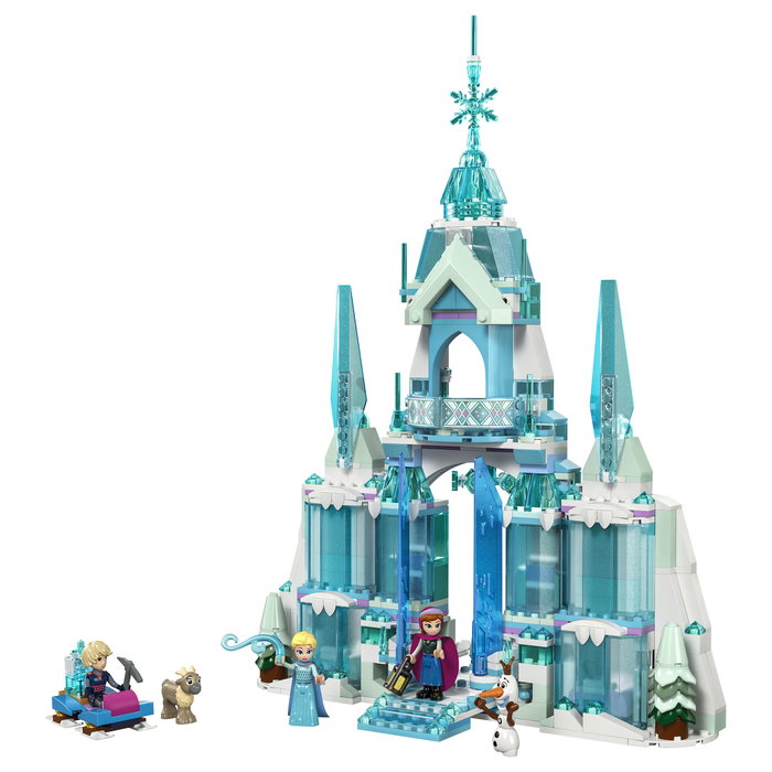 LEGO 43244 Disney Princess Elsa - Palacio de Hielo, Juego de Construcción de 630 Piezas para Niños y Niñas de 6 Años o Más, Multicolor