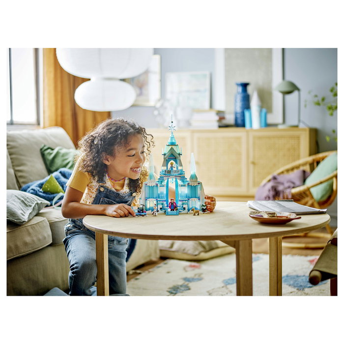 LEGO 43244 Disney Princess Elsa - Palacio de Hielo, Juego de Construcción de 630 Piezas para Niños y Niñas de 6 Años o Más, Multicolor