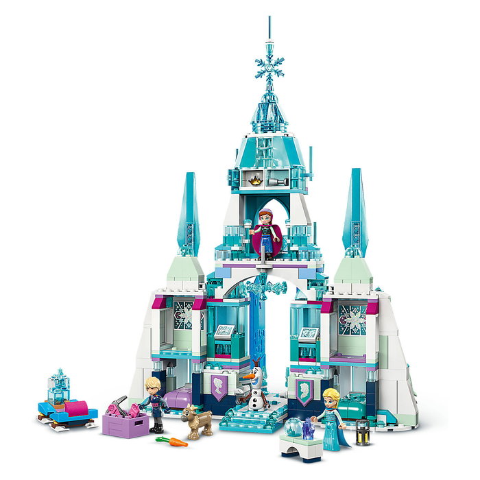 LEGO 43244 Disney Princess Elsa - Palacio de Hielo, Juego de Construcción de 630 Piezas para Niños y Niñas de 6 Años o Más, Multicolor