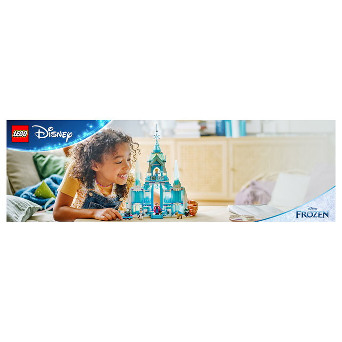 LEGO 43244 Disney Princess Elsa - Palacio de Hielo, Juego de Construcción de 630 Piezas para Niños y Niñas de 6 Años o Más, Multicolor
