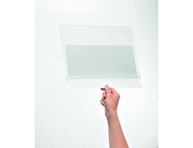 Durable Marco porta anuncios impermeable autoadhesivo DIN A4, pack de 5