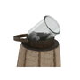 DKD Home Decor Portavelas de Yute y Bambú Natural 30,5x30,5x73 cm