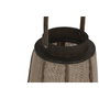 DKD Home Decor Portavelas de Yute y Bambú Natural 30,5x30,5x73 cm