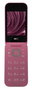 HMD 2660 Flip TA-1711 Dual SIM Teléfono Móvil Concha Rojo 2.8" Cámara 0.3MP 64MB RAM 128MB
