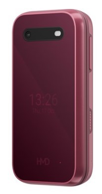 HMD 2660 Flip TA-1711 Dual SIM Teléfono Móvil Concha Rojo 2.8" Cámara 0.3MP 64MB RAM 128MB