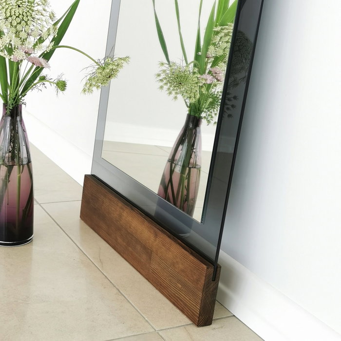 Hanah Home Espejo Cheval Walnut y Fume 50x170 cm, 100% Metal Hanah Home Espejo Cheval Walnut y Fume 50x170 cm, 100% Metal