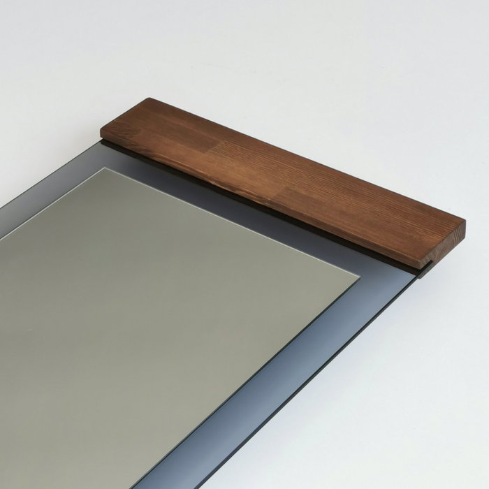 Hanah Home Espejo Cheval Walnut y Fume 50x170 cm, 100% Metal Hanah Home Espejo Cheval Walnut y Fume 50x170 cm, 100% Metal