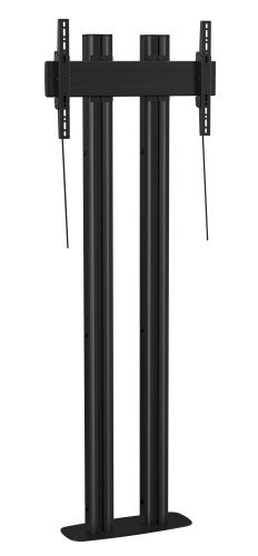 Vogels Base de Suelo Doble Negro PFF 7070 para Pantallas de hasta 160 kg