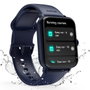 Hama 6010 Smartwatch GPS azul para hombre y mujer – pulsera actividad monitoreo frecuencia cardíaca