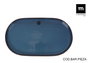La Mediterranea Bandeja Oval Chester Blue 36x20.5cm (Pack de 6)