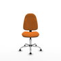 PIQUERAS Y CRESPO Silla de oficina Algarra Naranja