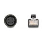 DeLOCK Cable Adaptador M12 Codificación D de 4 Pines Hembra a RJ45 Macho, 50 cm