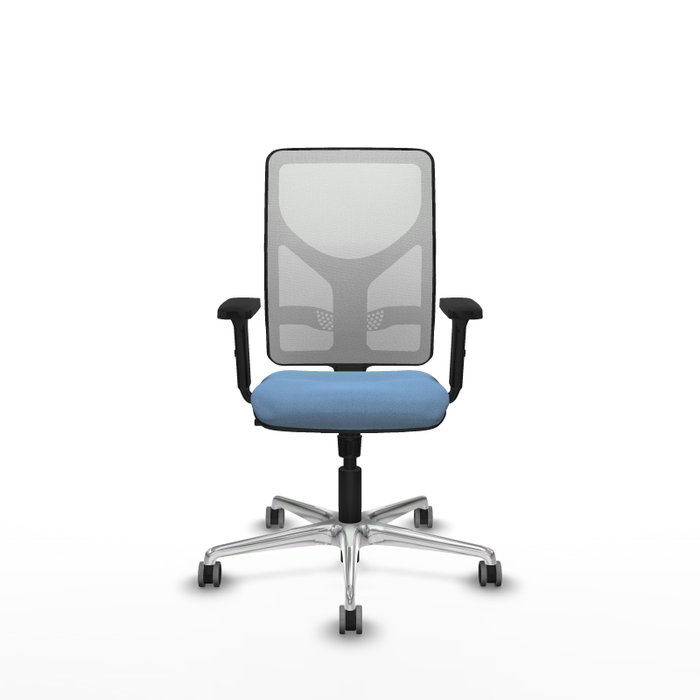 PIQUERAS Y CRESPO Silla de oficina Motilla con mecanismo Sincro, Azul cielo y Blanco PIQUERAS Y CRESPO Silla de oficina Motilla con mecanismo Sincro, Azul cielo y Blanco