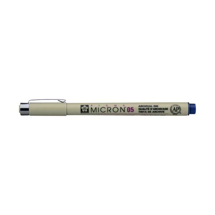 Sakura Pigma Micron 05 - 0.45 mm - Azul Real Sakura Pigma Micron 05 - 0.45 mm - Azul Real