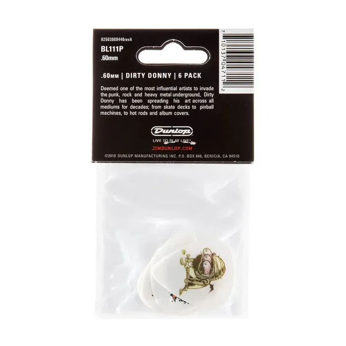 Dunlop Púas Dirty Donny Series 1 Assortment 0,73 mm (pack de 6)