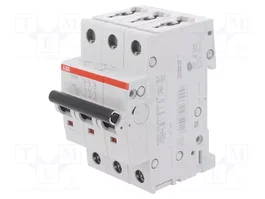 ABB S203-C0.5 Interruptor magnetotérmico 3 polos 0,5A
