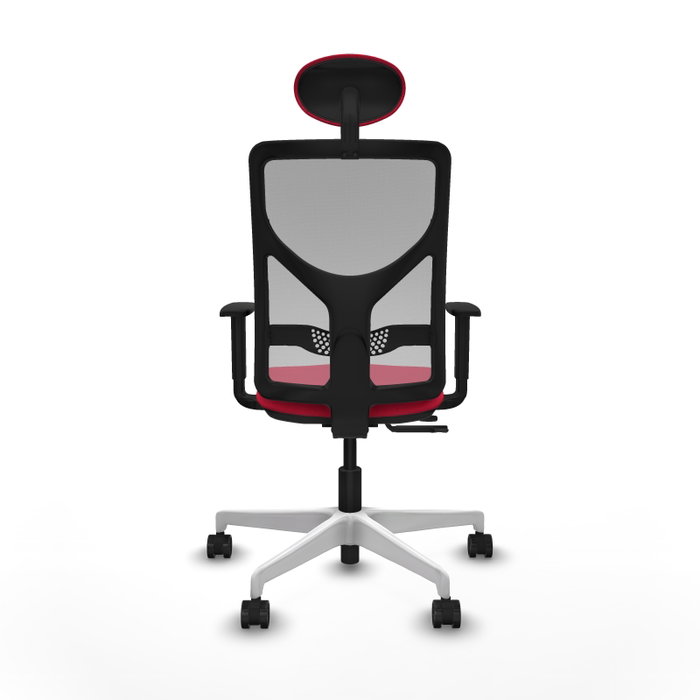 PIQUERAS Y CRESPO Silla de oficina Motilla con mecanismo Sincro/Traslack, Rojo y Gris PIQUERAS Y CRESPO Silla de oficina Motilla con mecanismo Sincro/Traslack, Rojo y Gris