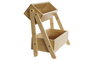 DKD Home Decor Estante de Bambú Especiero 2 Pisos Natural 27x12x25 cm