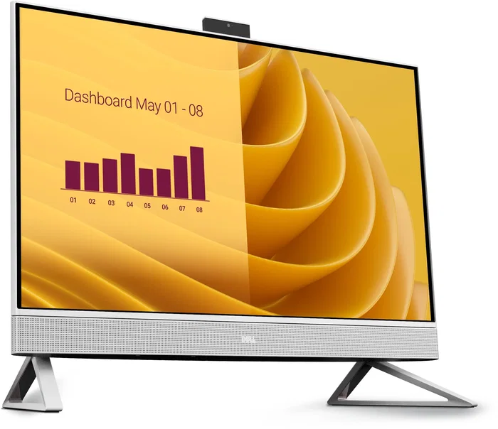 Dell EC27250 Todo en Uno 27 pulg. Full HD, Intel Core 7 150U, 16 GB RAM, 512 GB SSD, Blanco