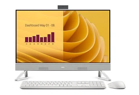 Dell EC27250 Todo en Uno 27 pulg. Full HD, Intel Core 7 150U, 16 GB RAM, 512 GB SSD, Blanco