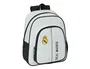 Safta Mochila Escolar Infantil Adaptable con Carro Real Madrid 1ª Equipación Temporada 2024-2025, Medidas 340x280x100 mm