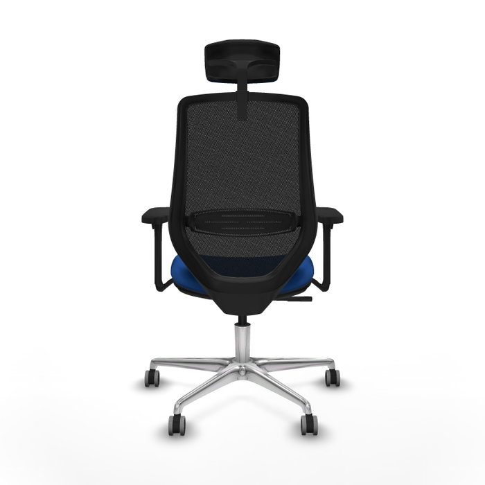 PIQUERAS Y CRESPO Silla de oficina Mardos con Mecanismo Sincro Azul y Negro PIQUERAS Y CRESPO Silla de oficina Mardos con Mecanismo Sincro Azul y Negro