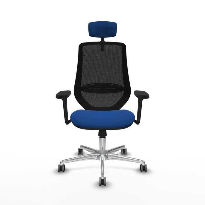 PIQUERAS Y CRESPO Silla de oficina Mardos con Mecanismo Sincro Azul y Negro PIQUERAS Y CRESPO Silla de oficina Mardos con Mecanismo Sincro Azul y Negro