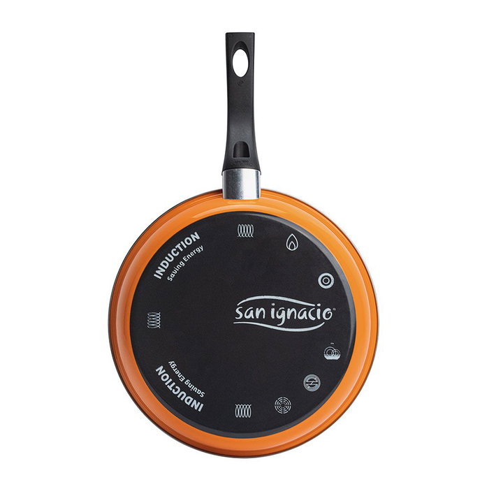 San Ignacio Sartén Valencia Ø18 cm Acero Carbono Bgeu - 3193 Antiadherente Todos los Fuegos