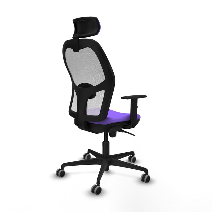 PIQUERAS Y CRESPO Silla de oficina Jorquera Lila y Blanca