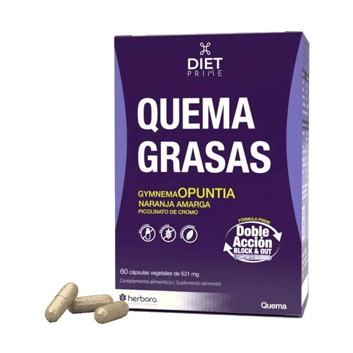 Herbora Diet Prime Quemagrasas 60 cápsulas vegetales Herbora Diet Prime Quemagrasas 60 cápsulas vegetales