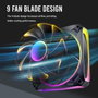 Antec Orbit 120 ARGB Kit de 3 Ventiladores de 120 mm Negro