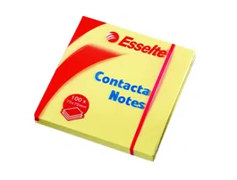 Esselte Bloc de notas adhesivas amarillas de 75x75 mm con 100 hojas