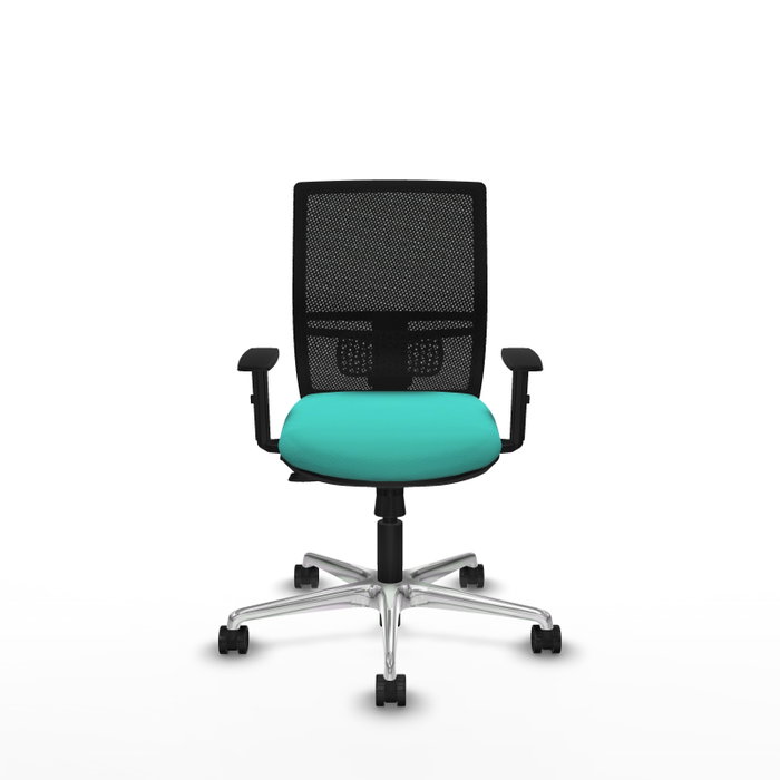 PIQUERAS Y CRESPO Silla de oficina Yunquera con mecanismo Sincro/Traslack, Turquesa y Negro PIQUERAS Y CRESPO Silla de oficina Yunquera con mecanismo Sincro/Traslack, Turquesa y Negro