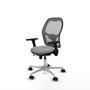 PIQUERAS Y CRESPO Silla de oficina Jorquera Gris con mecanismo Sincro/Traslack