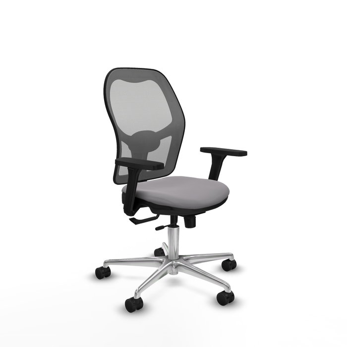 PIQUERAS Y CRESPO Silla de oficina Jorquera Gris con mecanismo Sincro/Traslack PIQUERAS Y CRESPO Silla de oficina Jorquera Gris con mecanismo Sincro/Traslack